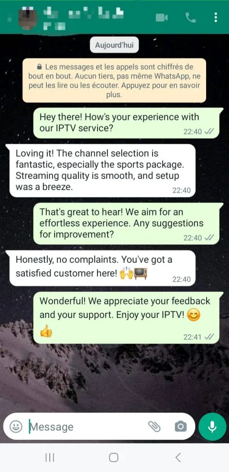 Customer WhatsApp conversation 5